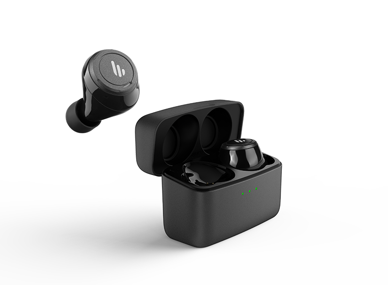 Edifier 漫步者 TWS5真无线蓝牙耳机 入耳式适用于苹果安卓 科技黑