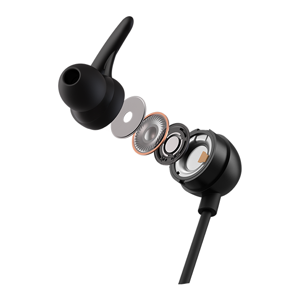 Edifier 漫步者 W280NB 蓝牙无线颈挂式耳机  带主动降噪功能 黑色